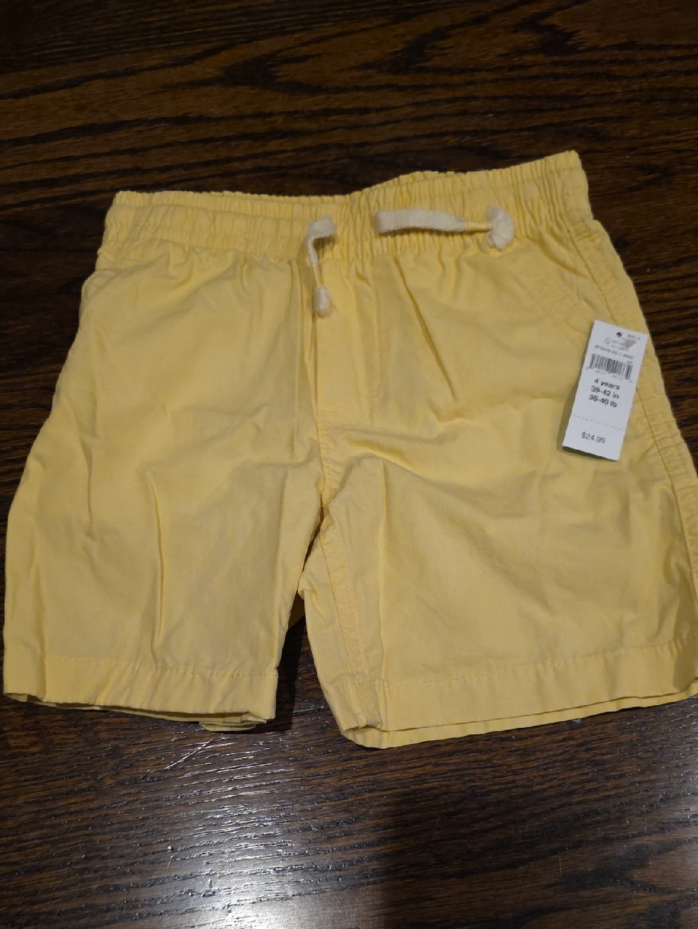 GAP Yellow Kids Shorts